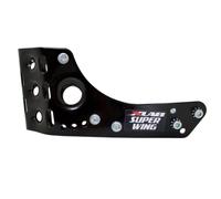 XLab Delta Super Wing Dual Rear Mount System - Gloss Black