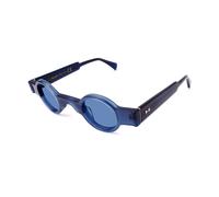 XLAB Goa Unisex Sunglasses Acetate Honey Brown Round Polarized