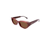 XLAB Irlanda Woman Sunglasses Acetate Honey Brown Cat Eye Polarized