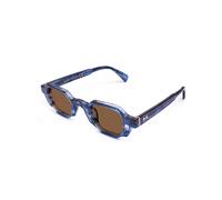 XLAB Kos Unisex Sunglasses Acetate Honey Light blue Squared Polarized