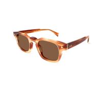 XLAB St.Martin Unisex Sunglasses Acetate Honey Green G15 Squared Polarized