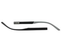 XLANDALYUEFA 1 Pair 7.3mm Glasses Eyeglasses PC Temple With Spring Plastic Leg Tip Optical Frame Eyewear Repair Parts(Black Grey)