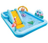 XLANDALYUEFA Paddling Pool, Inflatable Swimming Pool Blue 244x198x71cm
