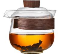 XLANDALYUEFA Tea Cup Chinese Tea Cups Glass 200ml Gaiwan Cup Kung Fu Set Bowl Tureen Ceremony