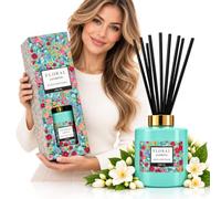 XLarge Jasmine Reed Diffuser 1000ml - Diffusers for home, Gifts for women | autumn reed diffuser, christmas decorations, secret santa gifts, christmas candle, candles gifts for women