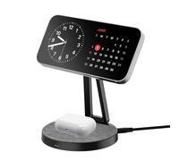 XLayer MagFix Pro 2-in-1 Charging Station Apple Wireless Charger I Standby I Magsafe Compatible I Magnetic I Charger I Wireless Fast Charging of iPhone 16 15/14/13/12/11 Pro Max Plus, AirPods