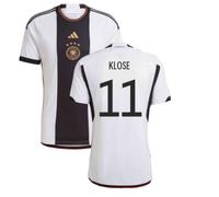 Germany Junior 2022 - 2023 Home Shirt - Klose 11 in White | Size: 13-14 Years Germany White 13-14 Years