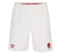 (XLB) 2023-2024 England Rugby Home Shorts (White) - Kids