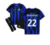 (XLB) 2023-2024 Inter Milan Home Mini Kit (Mkhitaryan 22)