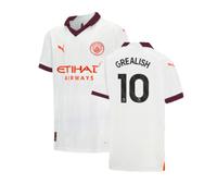 (XLB) 2023-2024 Man City Away Shirt (Kids) (GREALISH 10)