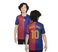 (XLB) 2024-2025 Barcelona Home Shirt (Sponsorless) - Kids (Ronaldinho 10)