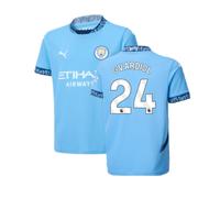 (XLB) 2024-2025 Man City Home Shirt (Kids) (Gvardiol 24)