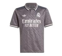 Adidas Real Madrid 24/25 Third Junior Short Sleeve T-shirt Grey 13-14 Years Boys
