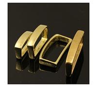 XLBH Dress Accessories 2 Pcs Solid Brass Belt Keeper D Shape Belt Strap Loop Ring Buckle for Leather Craft Bag Strap Belt 16mm 20mm 25mm 32mm 40mm Home Decoration (Color : Inner width 25mm)