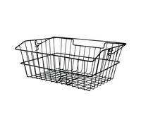 XLC 2128032600 Rear Bicycle Basket, Black, 40 x 33 x 25 cm