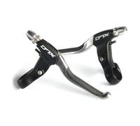XLC All Alloy 4-Finger Bike Brake Lever Set for V-Brake With rubber Inlay levers