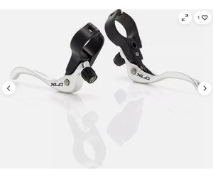 XLC Auxiliary Brake Lever Set 26.0 mm Cantilever BLR0218S Silver/Black - NEW