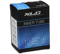 XLC Unisex - Adult Bicycle Inner Tube 12 1/2 x 2 1/4 47/62-203 DV 32 mm, Black, One Size