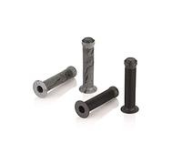 XLC BMX Grips Extra Soft Bicycle Grips Black/Grey 130 mm