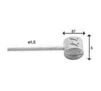 Xlc Br-x85 Shimano/campagnolo/sram Brake Cable 1.5 x 2000 mm Silver
