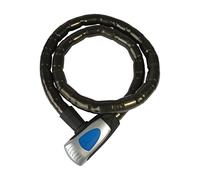 XLC Unisex - Adult LO-C10 Armoured Cable Lock Dillinger III Black 1000mm