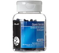 XLC Gear Out Case End Caps 4mm, Black, 100 pcs