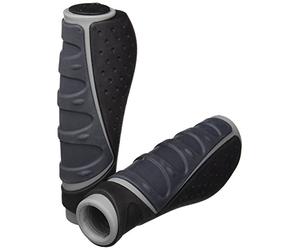 XLC GR-G06 Ergonomic Bicycle Grips (130 mm, Grey)