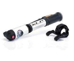 XLC High Pressure Suspension Shock Pump Silver - Max Pressure 300 PSI / 20 BAR