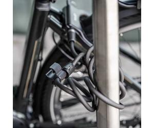 Xlc Lo-f02 Fantomas Ii 1800 Mm Bike Frame Lock One Size Black
