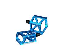XLC PD-M12 Pedals Dirt Downhill Enduro Flat Blue Anodized Shimano - NEW