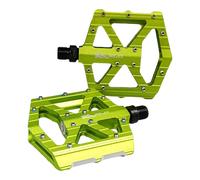 XLC PD-M12 Pedals Dirt Downhill Enduro Flat Green Anodized Shimano - NEW