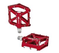 XLC Platform Pedals MTB "PD-M12" Flat Enduro Downhill Aluminum Red