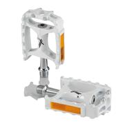 XLC Platform Pedals MTB "PD-M13" Flat Pedals Ultralight III Magnesium White