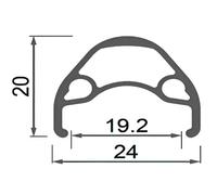 Xlc Rodi A05 Evo 24´´ 6b Disc Mtb Front Wheel
