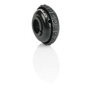 XLC Unisex - Adult Bicycle Revolving Bell, 2500704600, Black, 53 mm