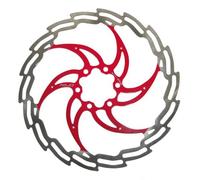 XLC Unisex - Adult Brake Disc BR-X02, Silver, Red, One Size