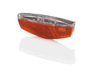 XLC Unisex - Adult CL-R17 LED Rear Light for Pannier Rack, Black, One Size