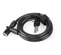 XLC Unisex - Adult Coiled Cable Lock 2502322000 - Black, One Size