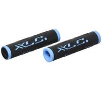 XLC Unisex_Adult Griffe Dual Colour GR-G07 Handles, Black/Blue, 125 mm