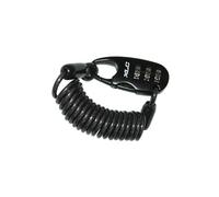 XLC Unisex - Adult LO-L05 Scareface Combination Coiled Cable Lock Black 1200mm