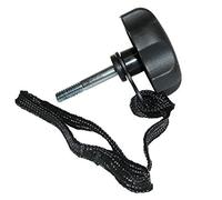 XLC Unisex Adult Thumb Screw 3092009111 Thumb Screw Black, One Size