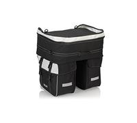 XLC Unisex - Adult Triple Pannier Traveller BA-S68, Black Grey, 300 x 170 x 300 cm