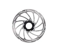 XLC Unisex - Adult's BR-X86 Brake Disc, Silver, Black, 180 mm