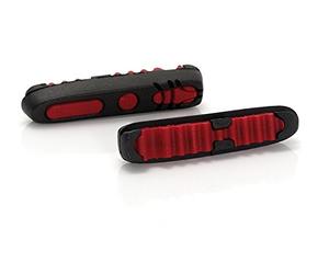 XLC Unisex's BS-X04 Brake Block Road, Black/red, One size