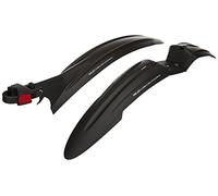 XLC Unisex's Mudguard Set MG-C22, Black/Red, one size, 2502503501