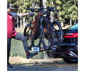 Xlc Vc-c07 Almada Work-e Xtra Led 2 In 1 Fold Bike Rack For 2 Bikes 2 Bikes Multicolor