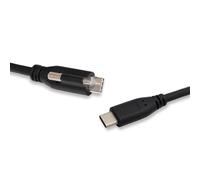 XLCS Designs Locking USB C Cable for Blackmagic Micro Studio Camera 4K G2 | 13cm, Compact, High Speed 20 Gbps, Secure Camera Port Protection