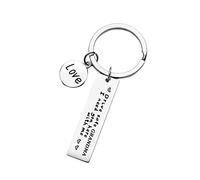 XLCTT Drive Safe Keychain I Need You Here With Me Keychain Birthday Gifts For Women Men, Grandma, Medium