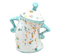 XLDZ Chic Kitchen Canisters Set: Decorative Storage Jars for Sugar, Coffee, Tea with Airtight Lids - for Kitchen Organization(Light Blue)