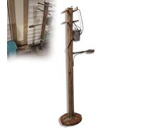 XLDZR Streetlight Lamp for Desk, Table, Or Diorama, LED Post Miniature Utility Pole Lights, Functional Decor for Dioramas, Desk & Model Railways(1pcs)